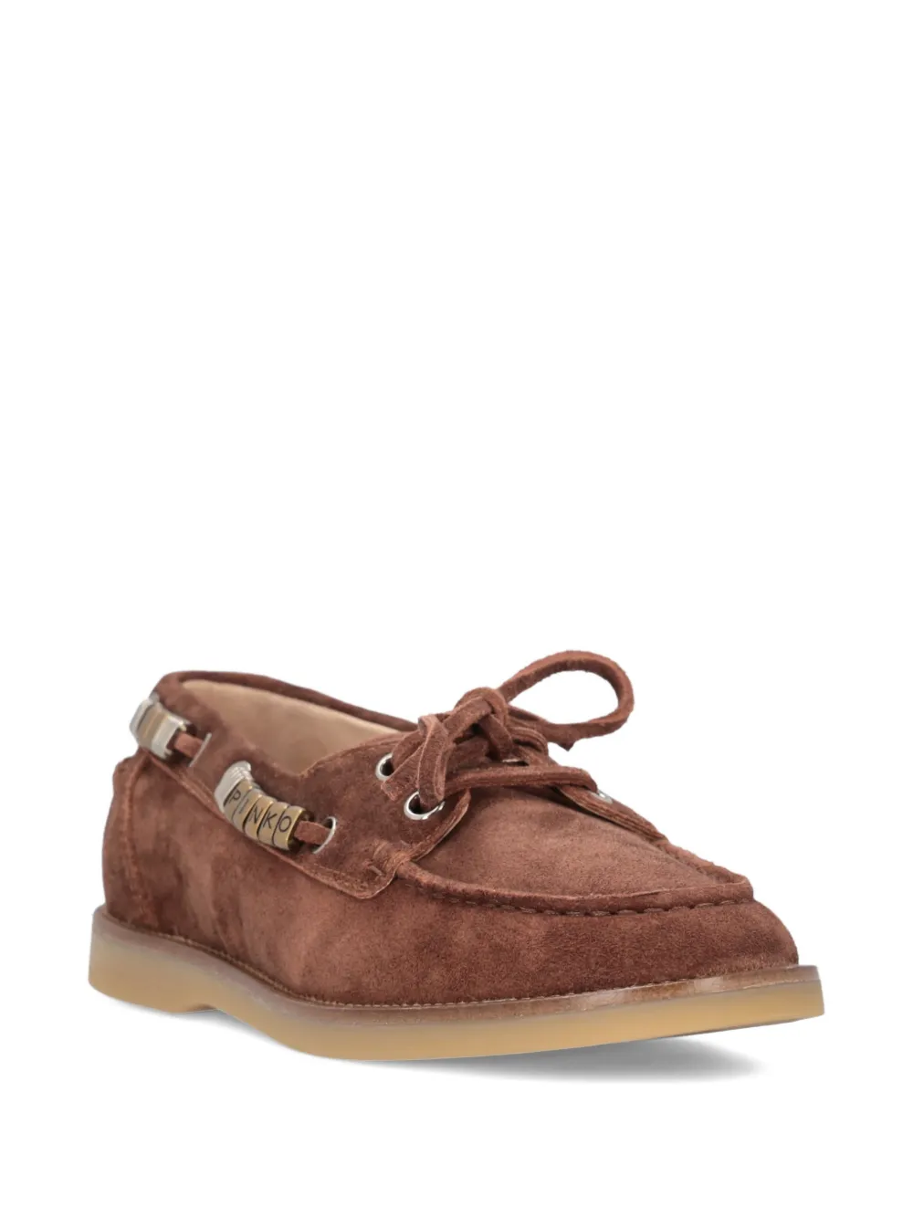 PINKO Suède loafers Bruin