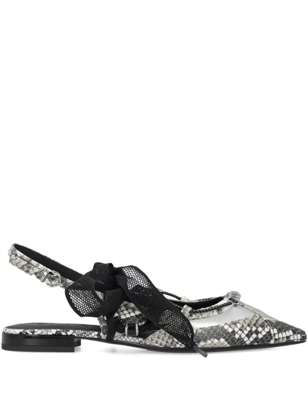 PINKO Pumps con effetto pelle di serpente - Grigio