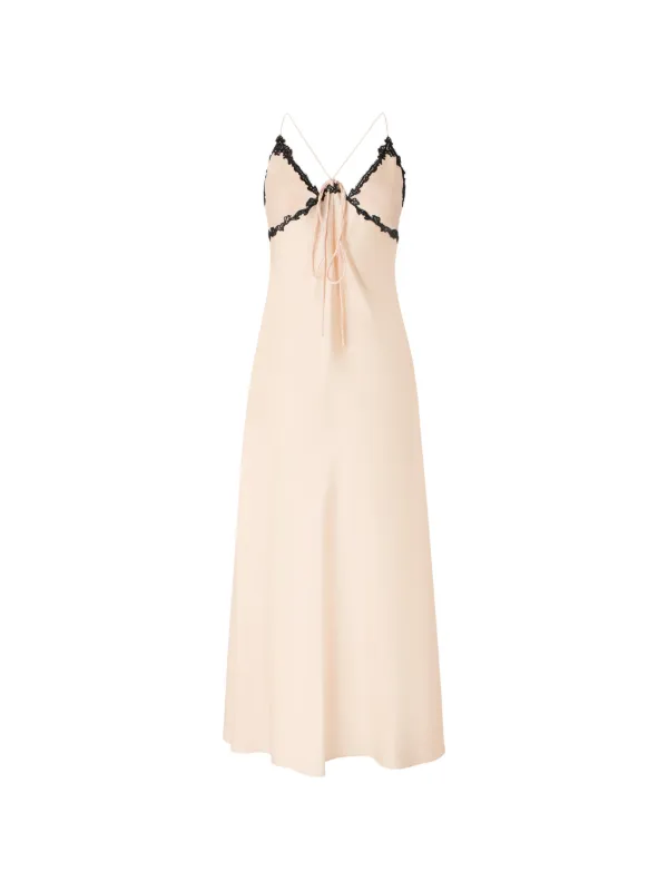 pinko open back sleeveless midi dress Sleeveless midi dress with pleats and gathering