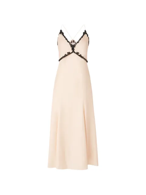 PINKO lace-inserts midi dress
