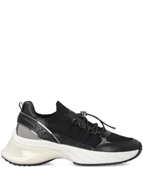 PINKO Ariel lace-up panelled sneakers