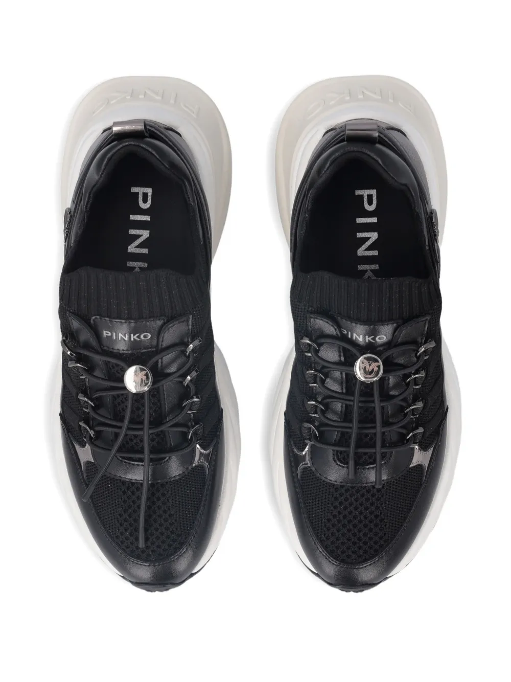PINKO Ariel sneakers met vlakken Zwart