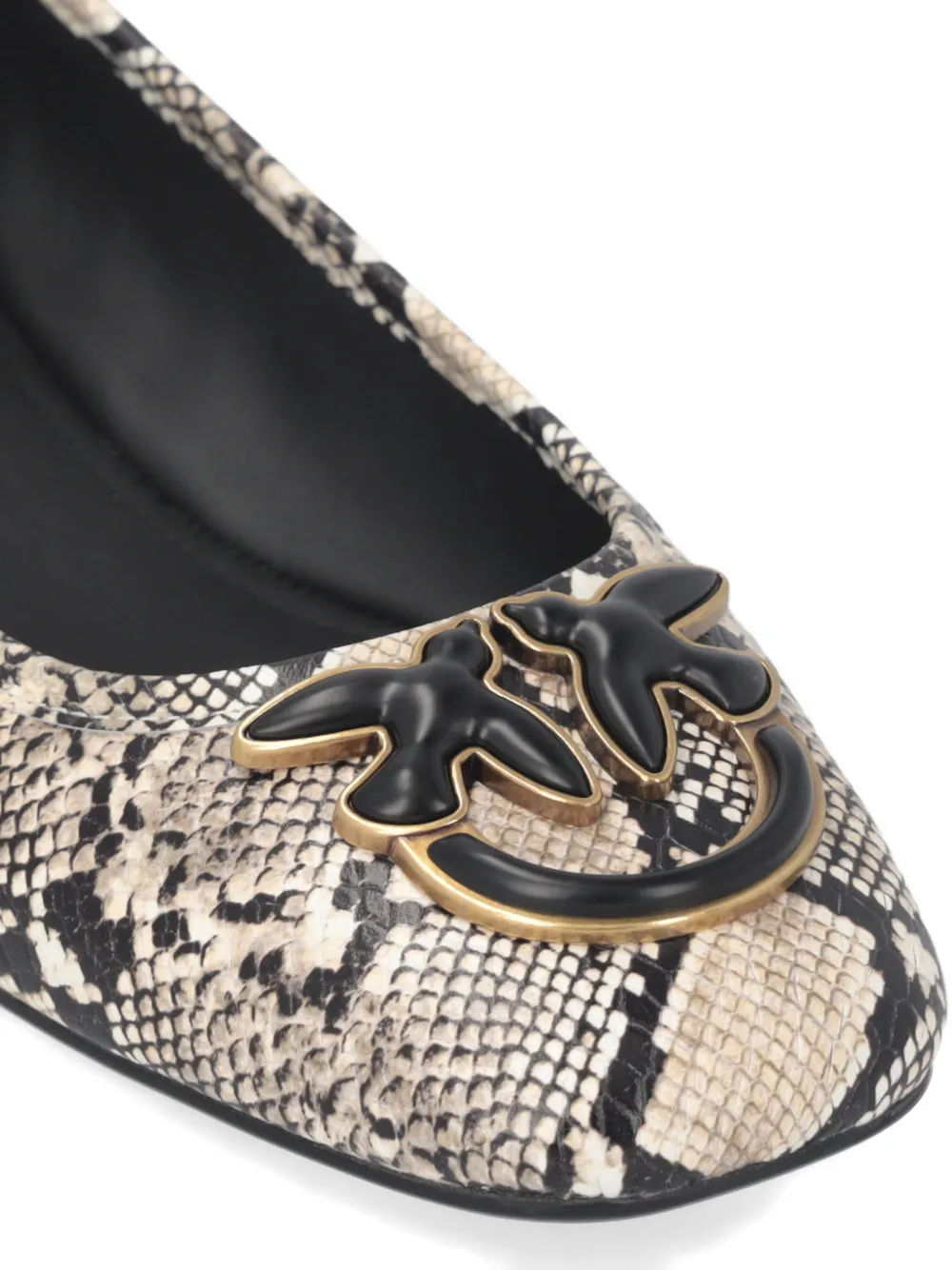 PINKO Love Birds ballerina's Beige