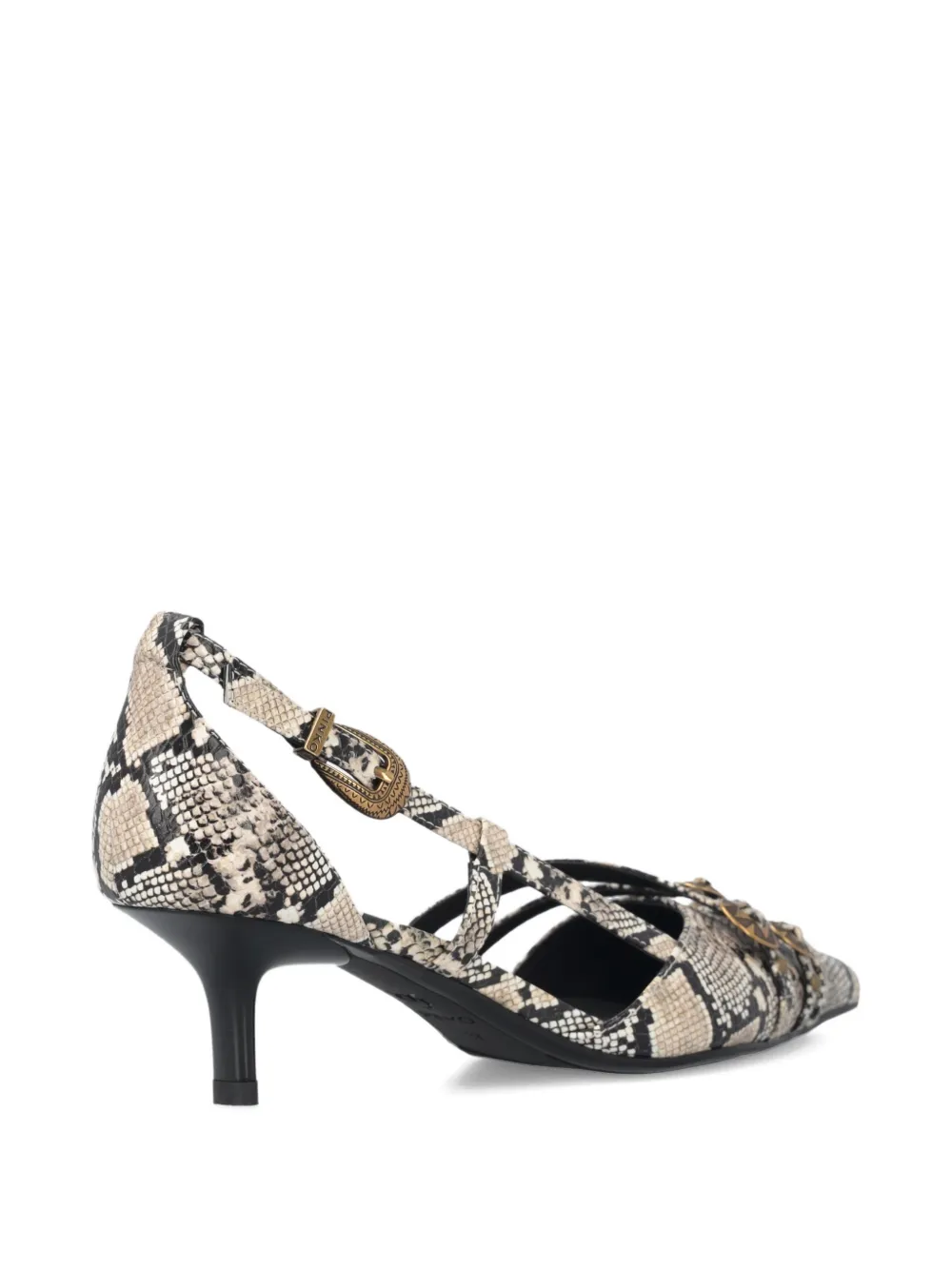 PINKO Pumps met slangenleer-effect Beige