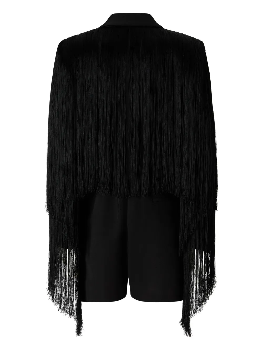 PINKO fringed playsuit - Zwart