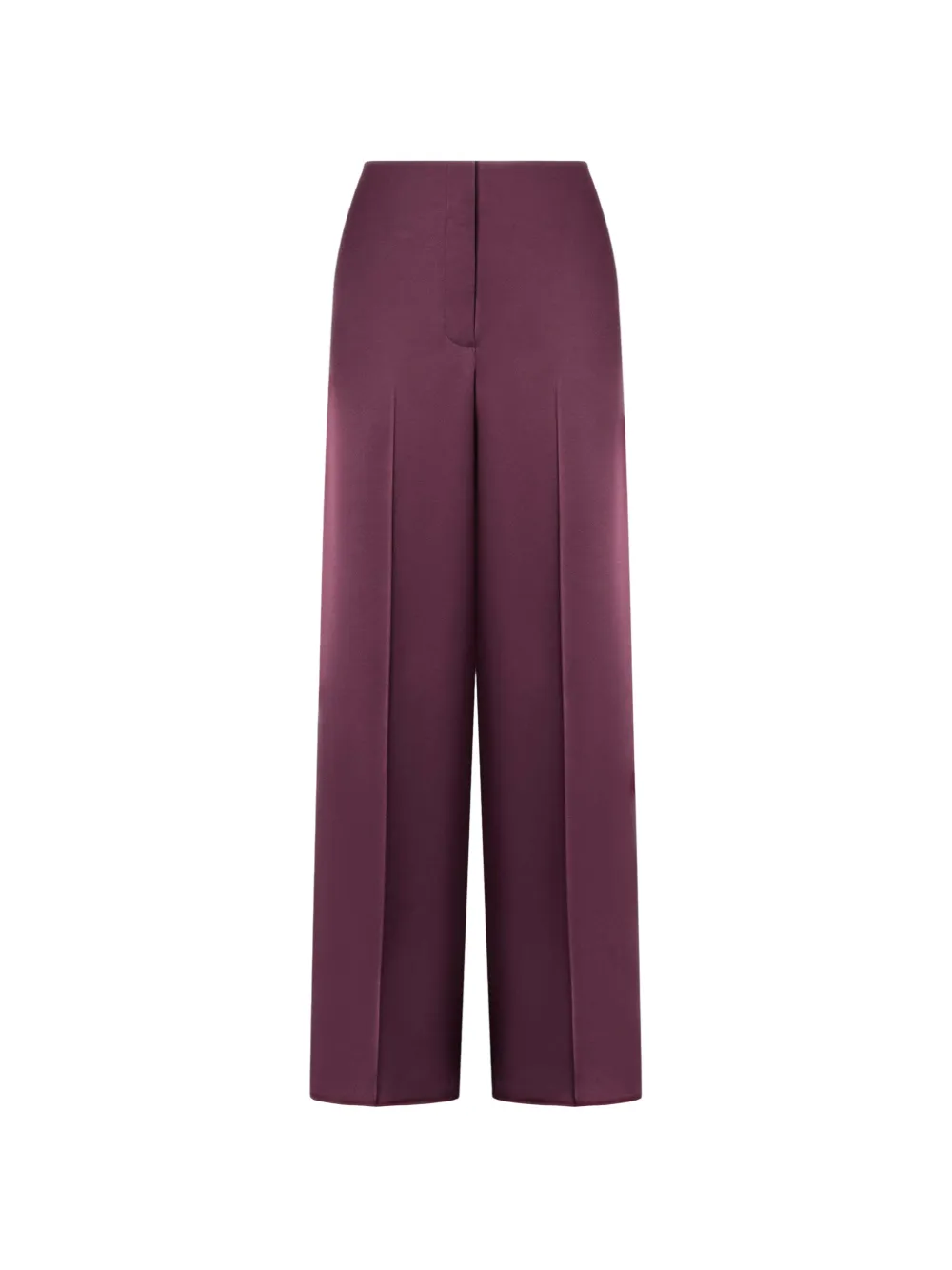 PINKO Satijnen broek met wijde pijpen Rood