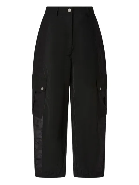 PINKO workwear trousers with sheer inserts