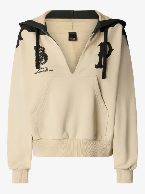 PINKO V-neck hoodie