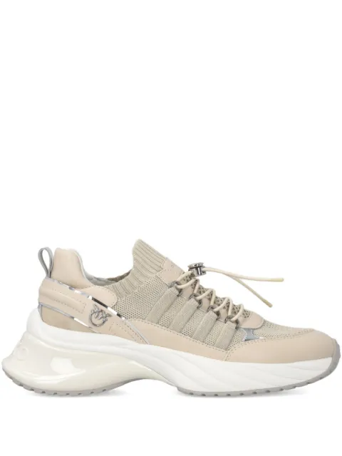 PINKO knitted sneakers with laces and cord lock
