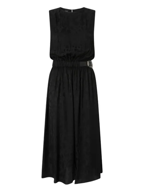 PINKO belted-waist sleeveless dress