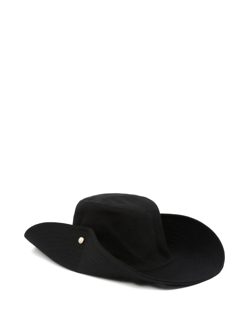 PINKO Fedora hoed met knoopdetail Zwart
