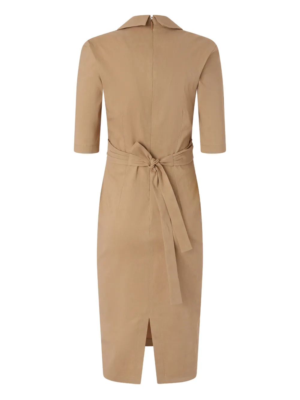 Belted-Wrap Dress