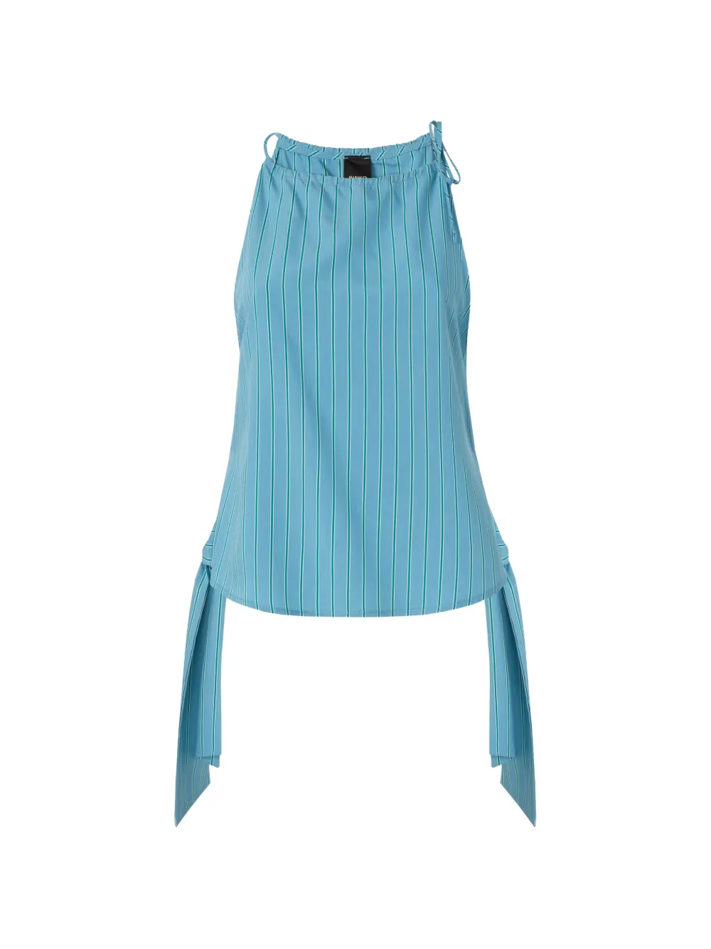 PINKO striped halterneck top - Blu