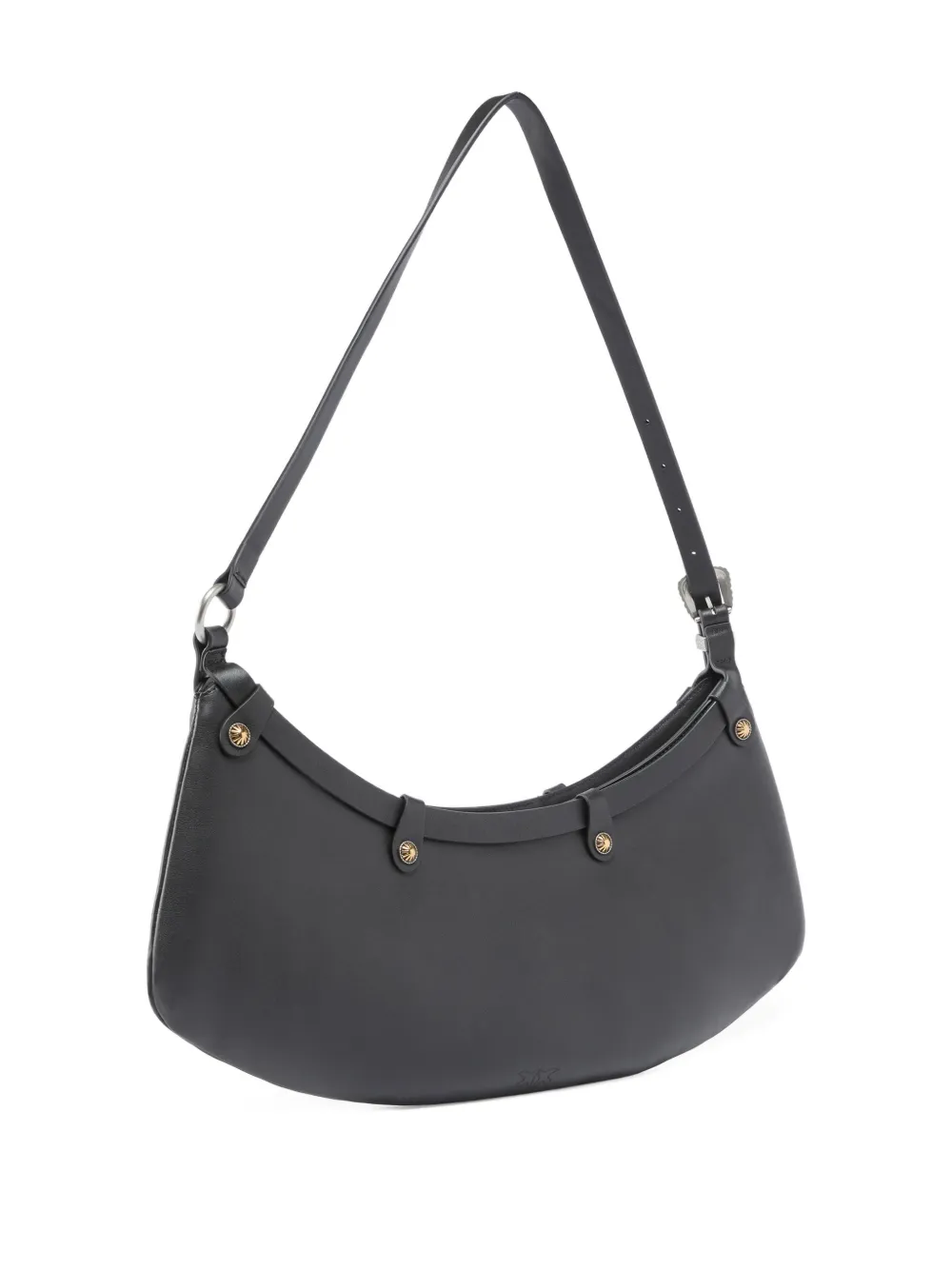 PINKO Schoudertas met studs en zak Zwart