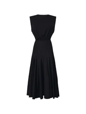 LEMAIRE Twisted Hem Dress | Black | FARFETCH JO