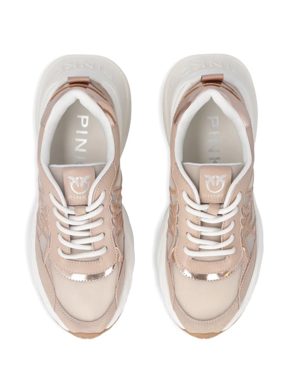 PINKO Sneakers met logodetail Beige