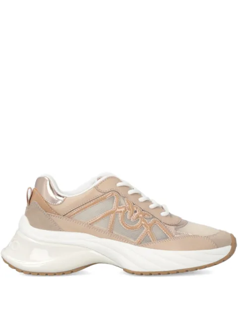 PINKO tenis con agujetas y detalle del logo