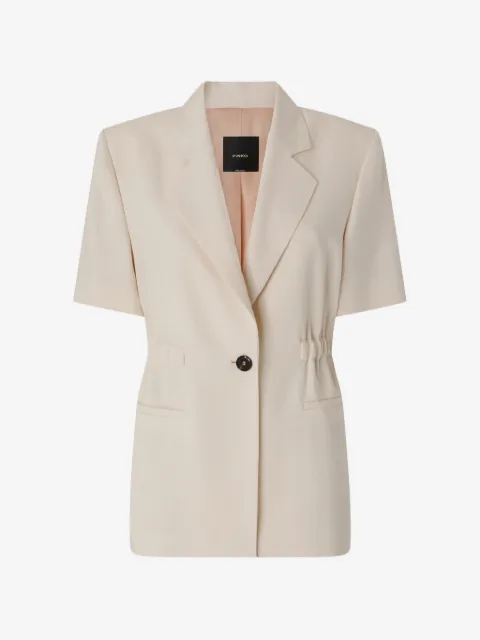 PINKO short-sleeved jacket with elasticated waist