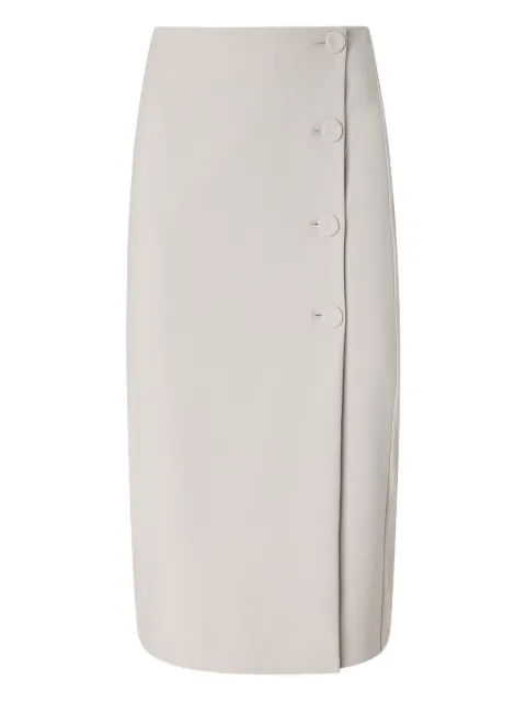 PINKO button-detail skirt