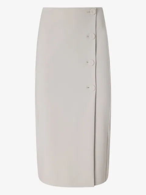 PINKO button-detail skirt