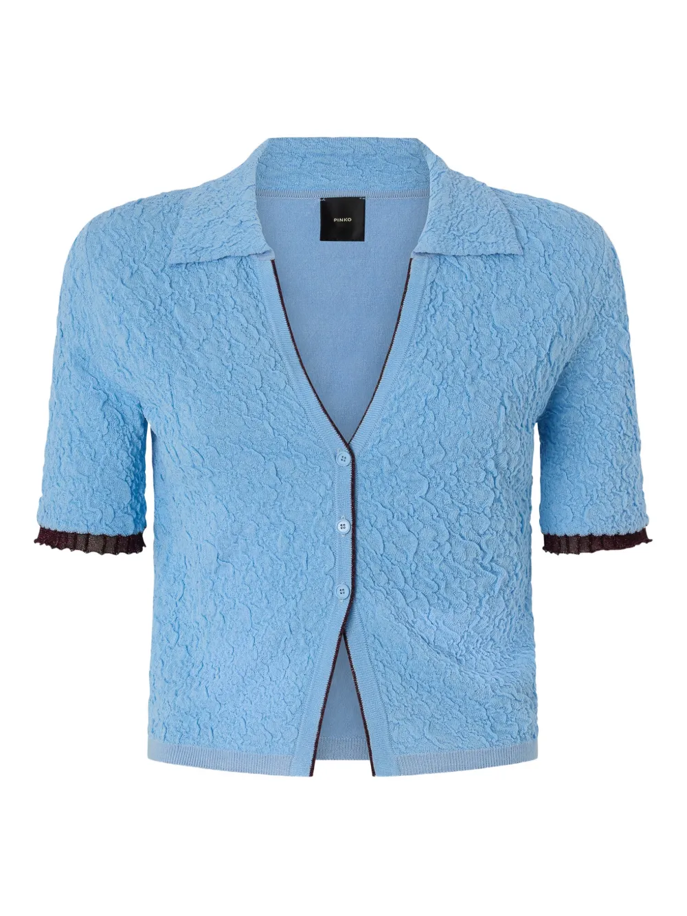 PINKO textured shirt - Blu