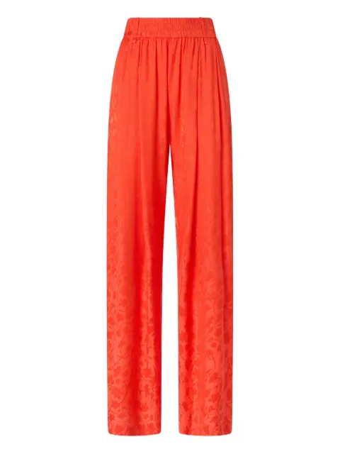 PINKO pantalones rectos con motivo floral