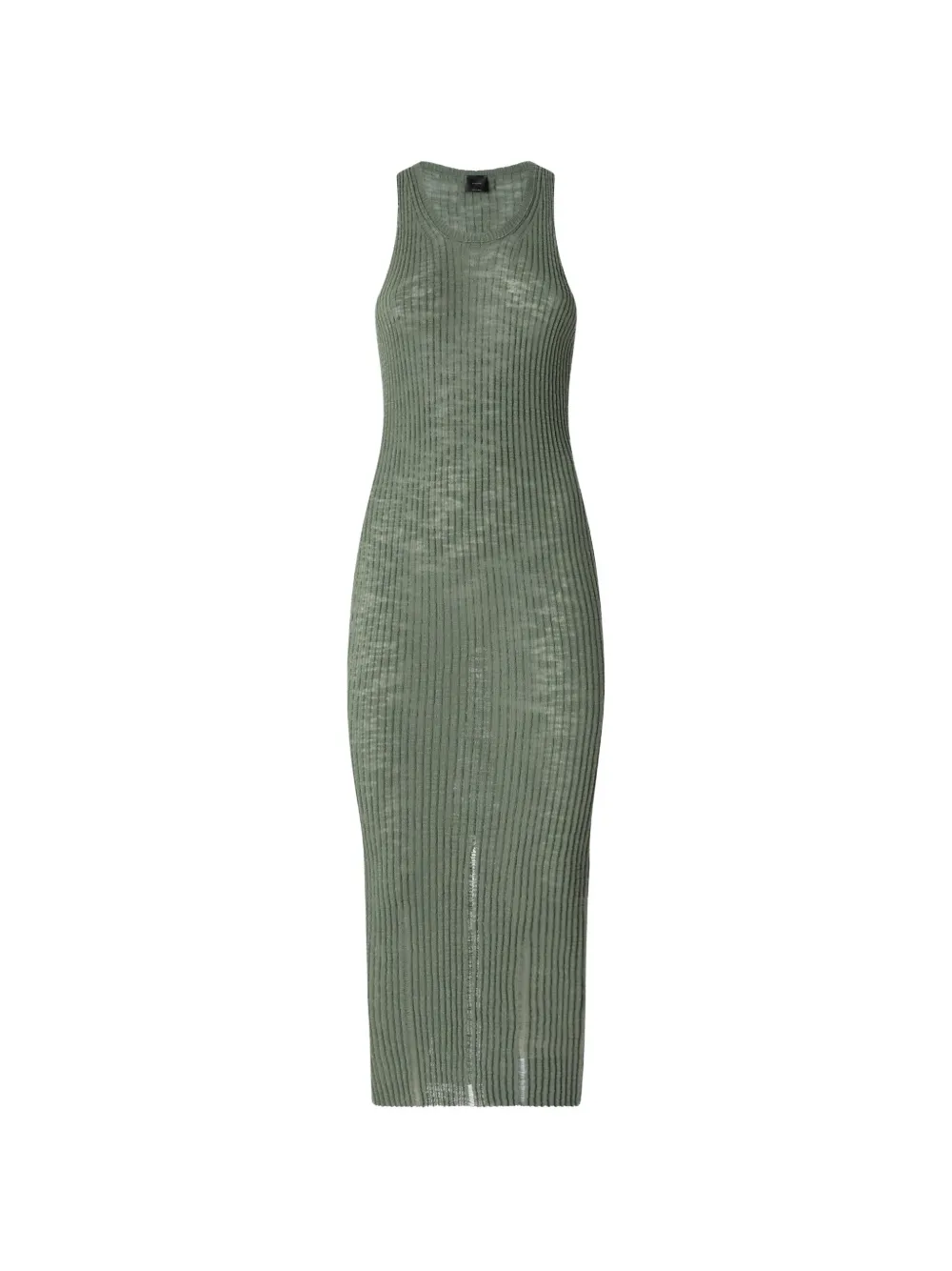 PINKO ribbed sleeveless dress - Grün