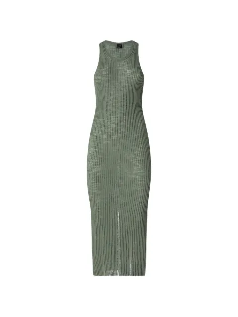 PINKO vestido de canalé sin mangas