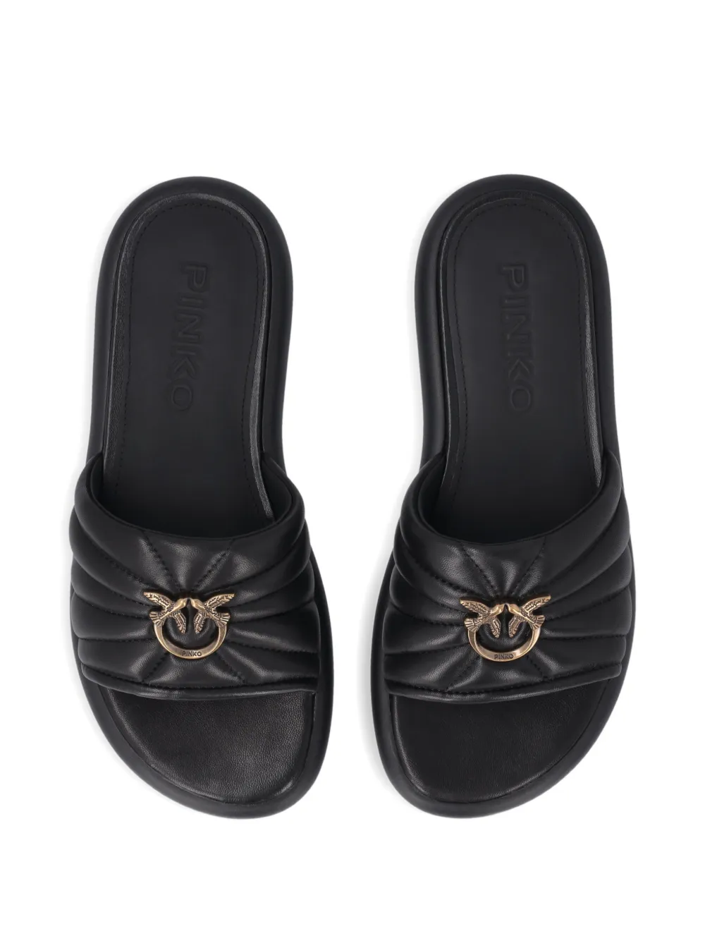 PINKO Love Birds sandalen Zwart