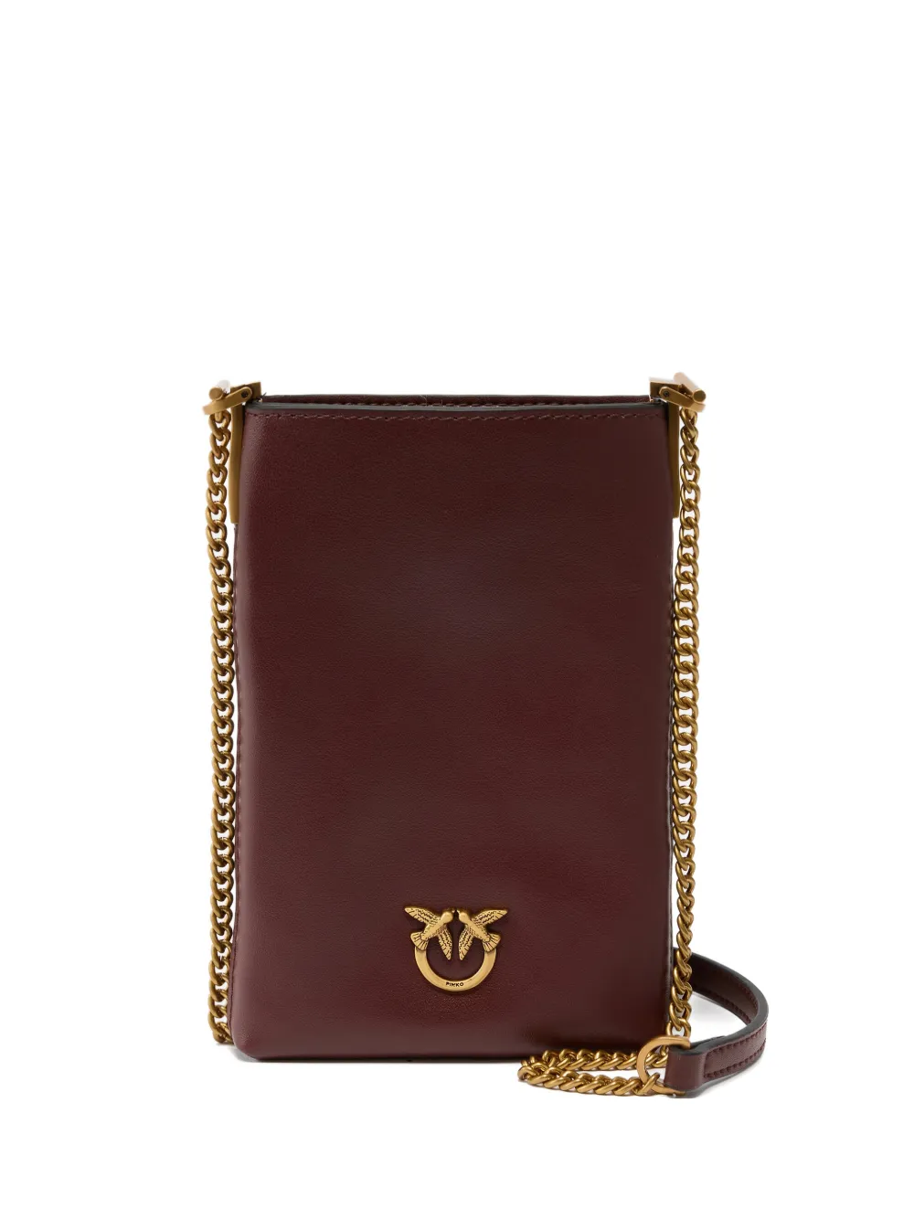 PINKO Borsa mini con placca Love Birds - Rosso