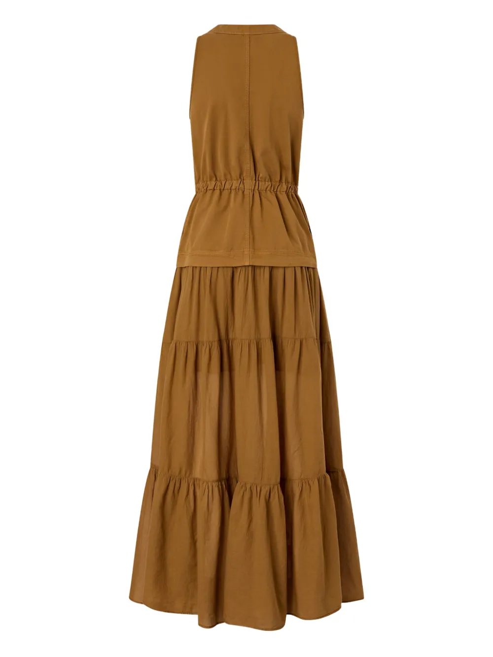 PINKO Mouwloze maxi-jurk met veters Bruin