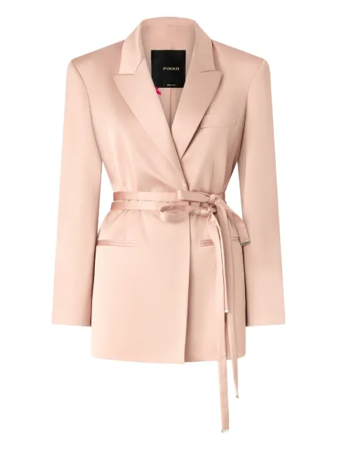 PINKO belted wrap jacket