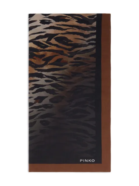 PINKO mascada con animal print