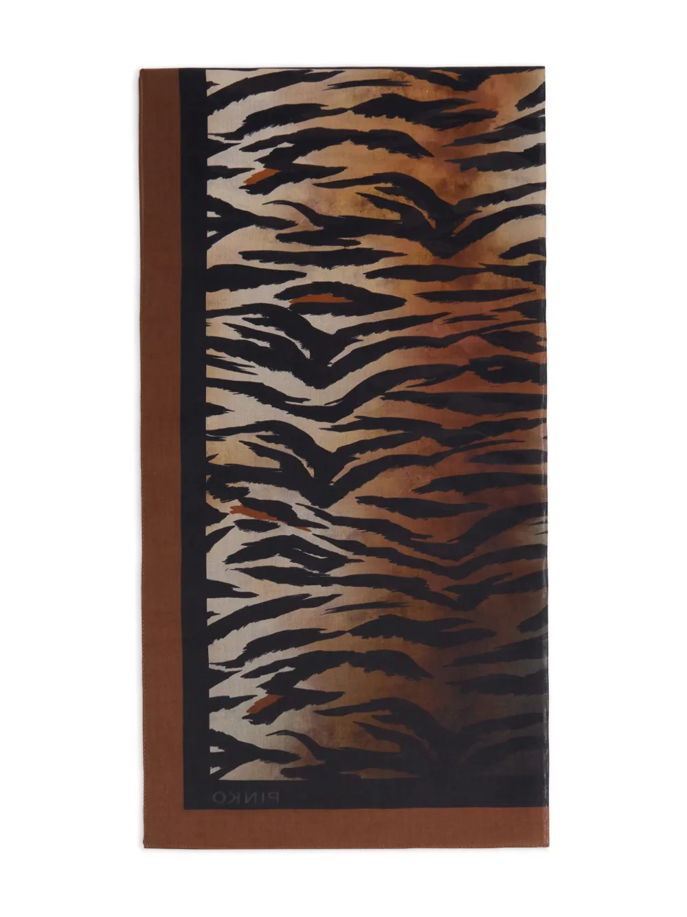 PINKO Sjaal met dierenprint Zwart