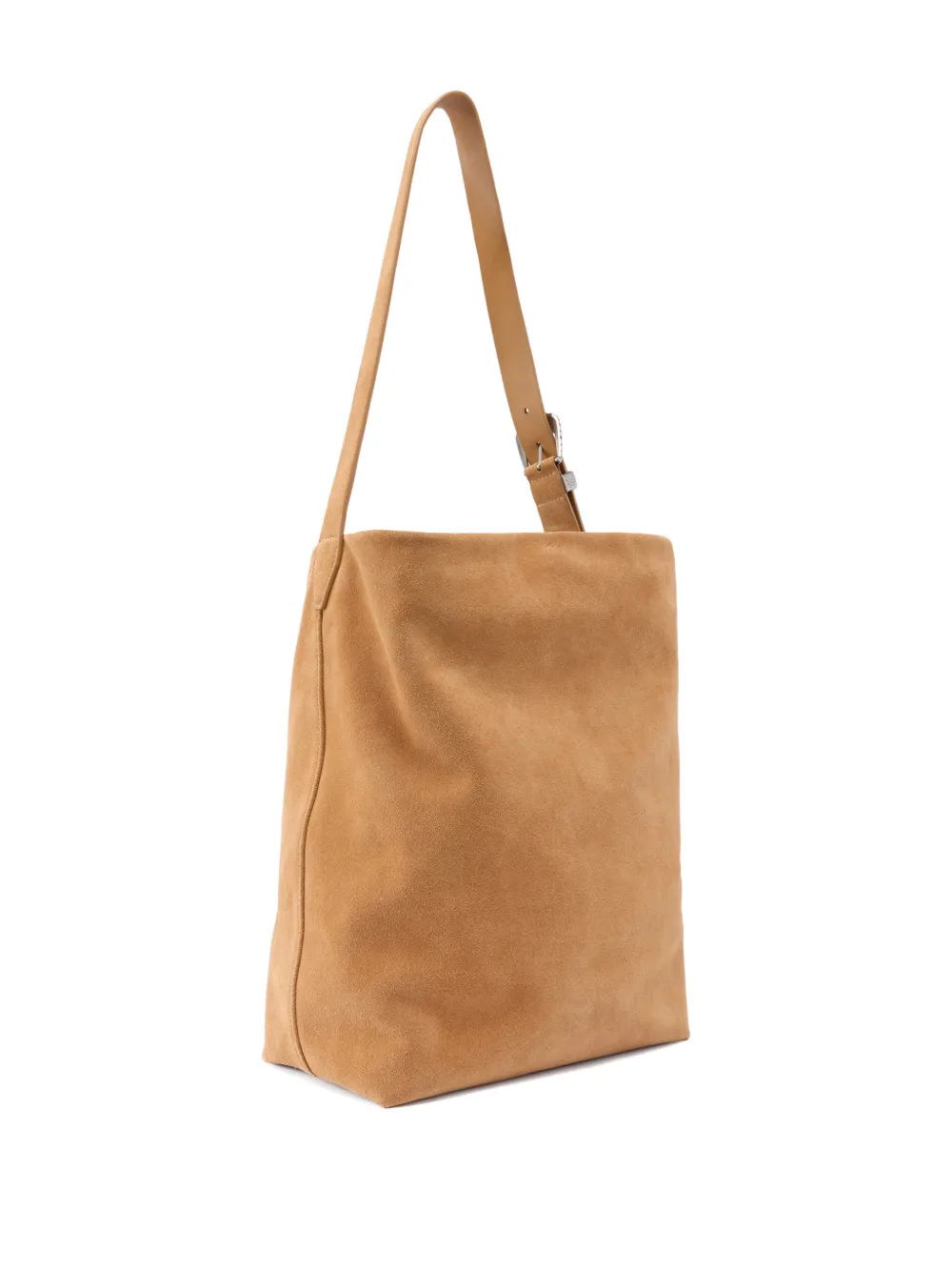PINKO Buckle lamsleren schoudertas Beige