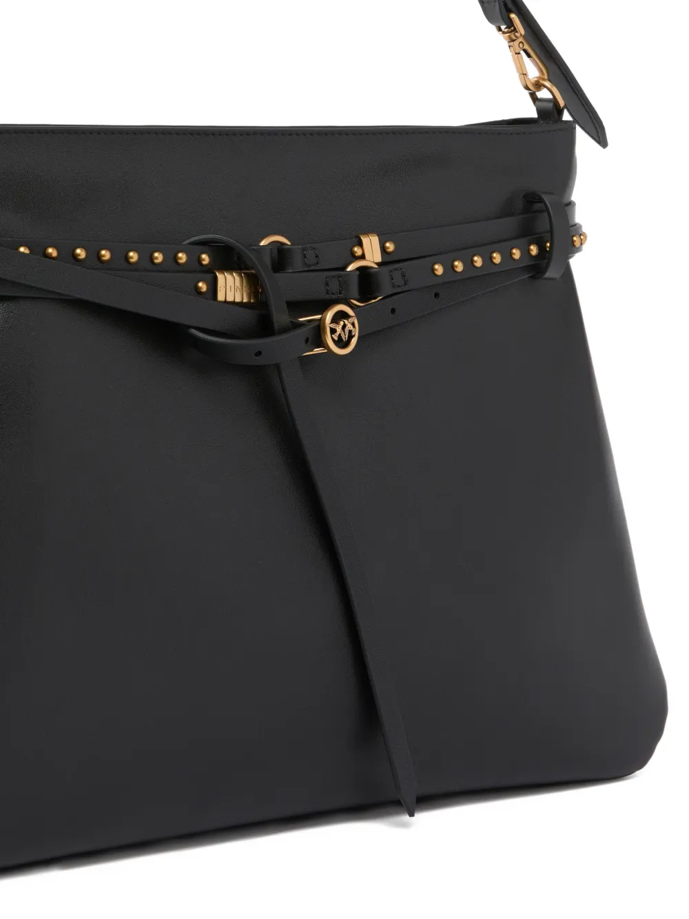 Studded Leather Shoulder Bag