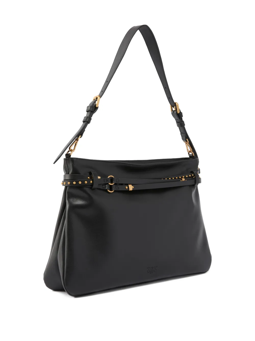 Studded Leather Shoulder Bag