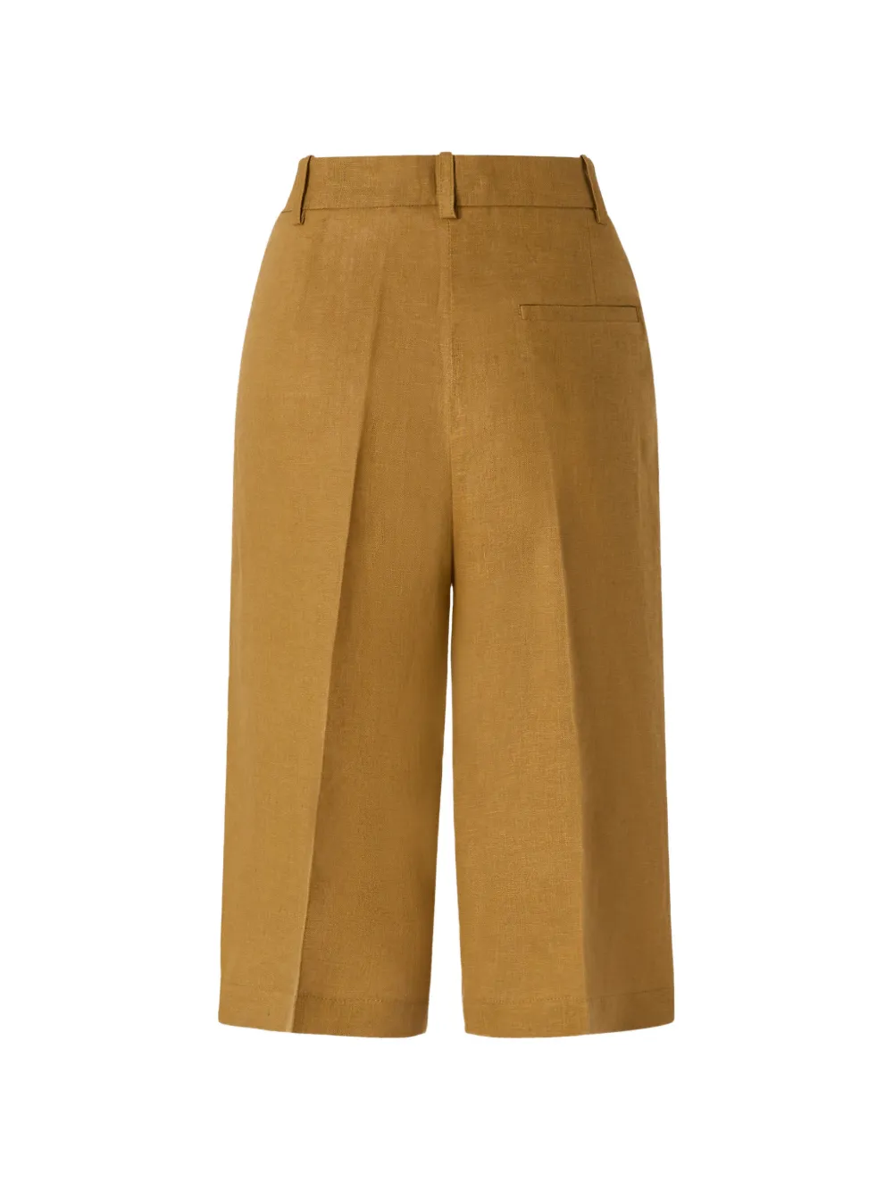 PINKO Linnen shorts met knoop Bruin