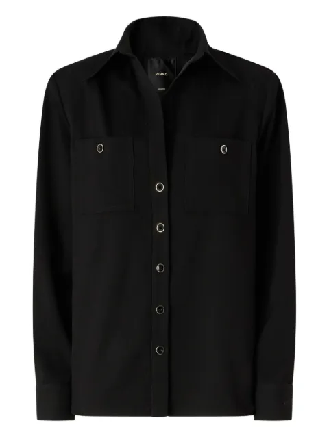 PINKO sobrecamisa stretch con bolsillos