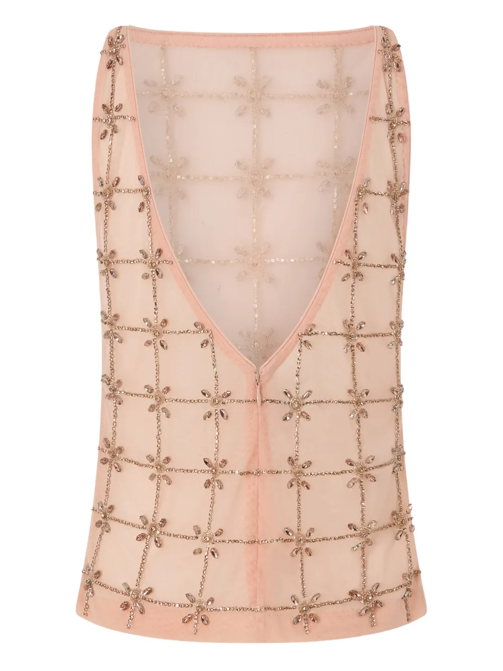  Pinko Crystal-embellished Sleeveless Top 