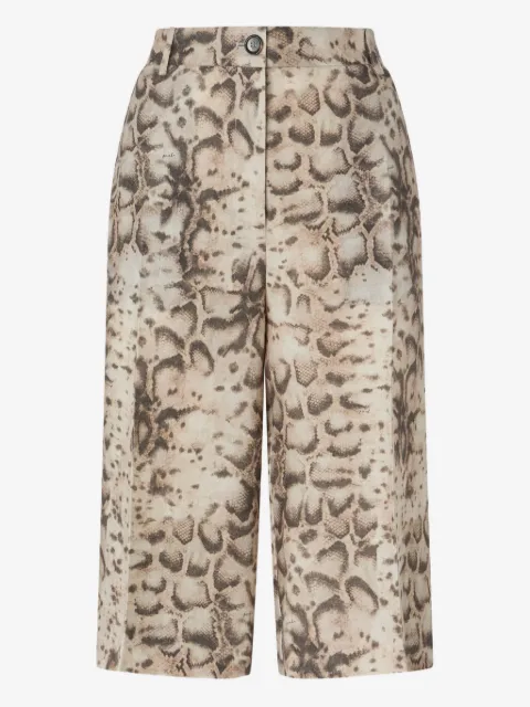 PINKO bermudas con estampado de serpiente
