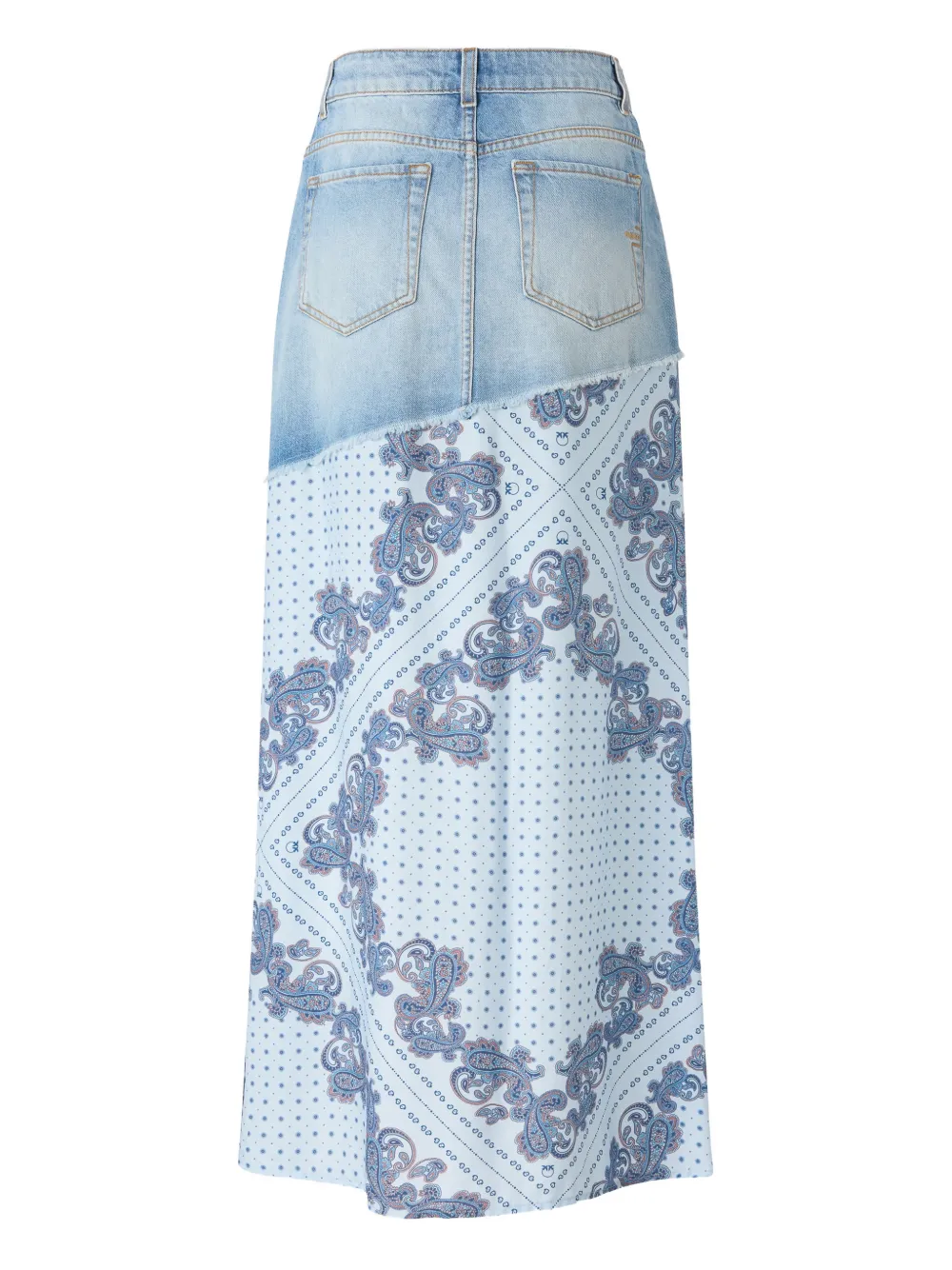 PINKO Maxi-rok met paisley-print - Blauw