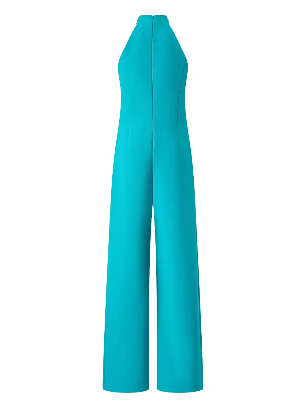  Pinko Beaded Halter Jumpsuit - Blue 