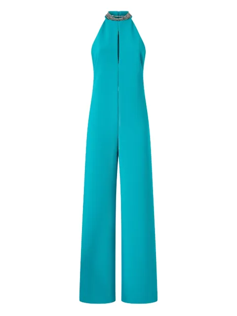 PINKO beaded halter jumpsuit