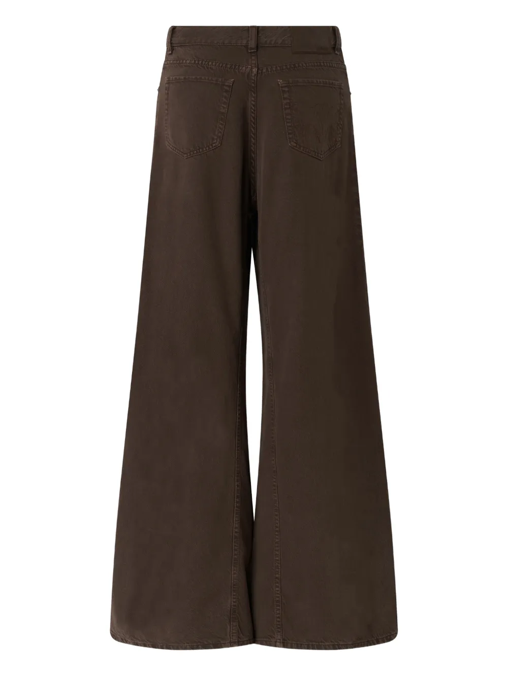 PINKO Jeans met wijde pijpen Bruin