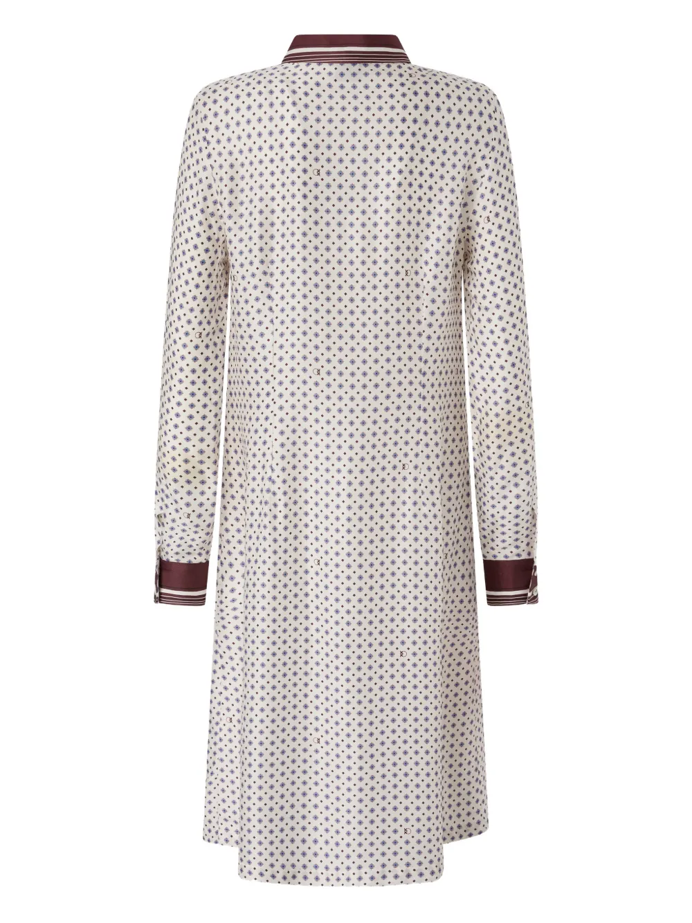 Patterned Shirt Dress