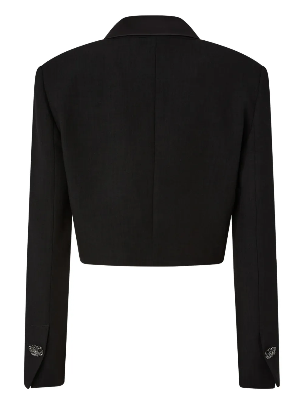 PINKO Cropped jack met sjaalrevers Zwart