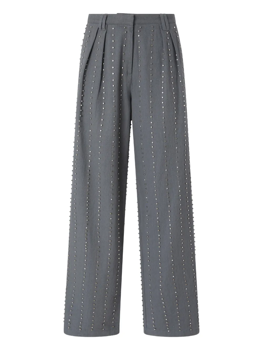 PINKO pleated embellished trousers - Grau