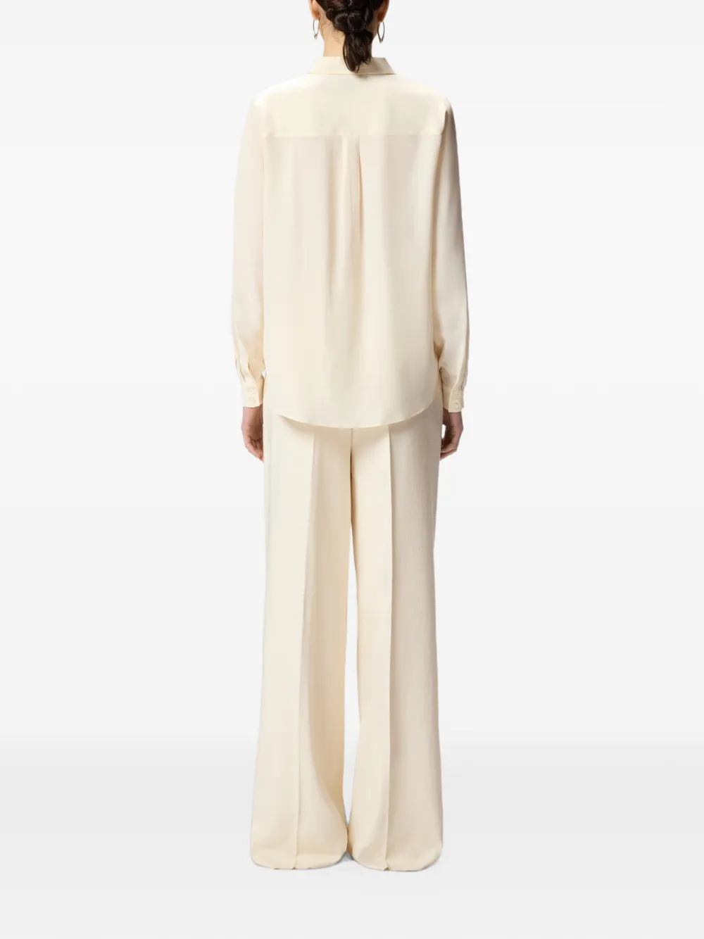 PINKO Blouse met kraag en knopen Beige