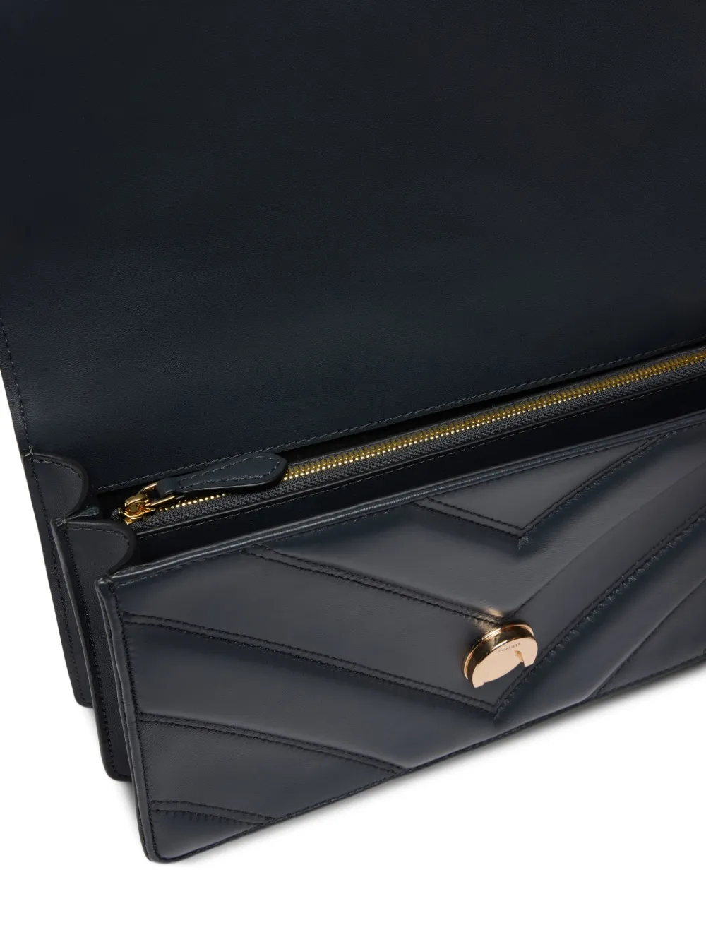 PINKO Crossbodytas met chevron streep Grijs